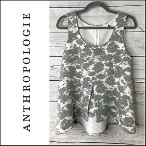 Anthropologie Akemi + Kin Floral Peplum Top